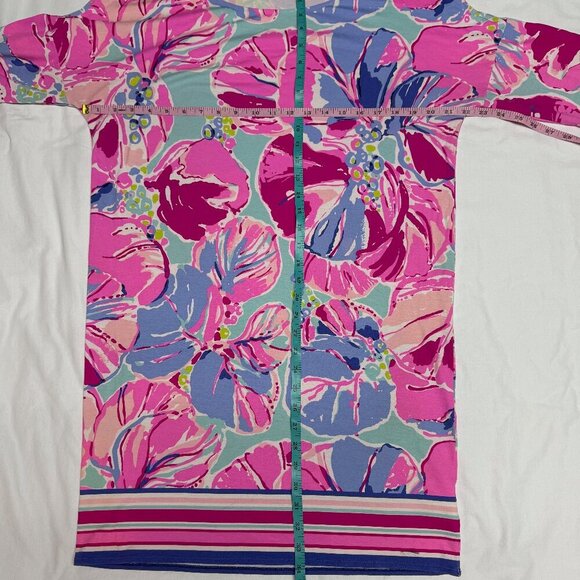 Lilly Pulitzer Lilla Dress Shift Pink Jam Out Engineered, Size L, EUC! - Picture 9 of 11